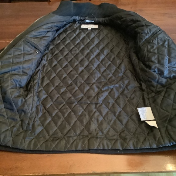 Perry Ellis Men’s Navy Pea Coat - Picture 4 of 7